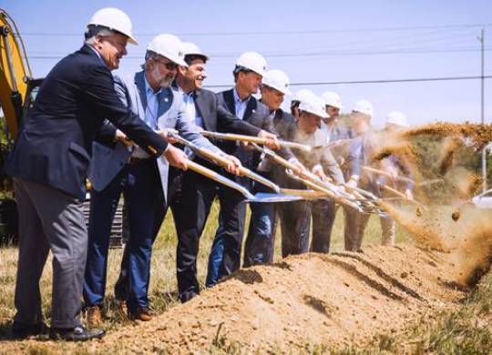 Breaking ground on new development